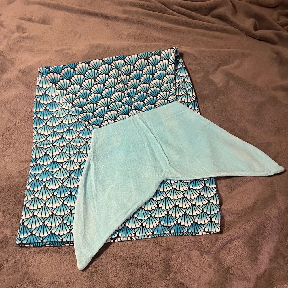 Teal Mermaid Beach Towel from Justice